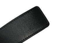 Load image into Gallery viewer, ルイヴィトン LOUIS VUITTON サンチュール ジーンズ ベルト M6812 ブラック シルバーバックル 良品 中古 58221