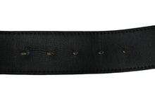 Load image into Gallery viewer, ルイヴィトン LOUIS VUITTON サンチュール ジーンズ ベルト M6812 ブラック シルバーバックル 良品 中古 58221