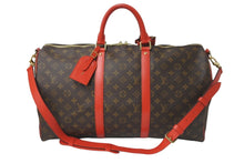 Load image into Gallery viewer, 極美品 LOUIS VUITTON ルイヴィトン ボストンバッグ キーポール バンドリエール 50 モノグラム M44740 ゴールド金具 中古 58224