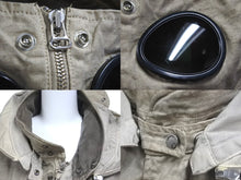 Load image into Gallery viewer, C.P.Company シーピーカンパニー ゴーグル フーデッド ジャケット 2004AW ベージュ 茶系 50 41184864/1167 良品 中古 58255