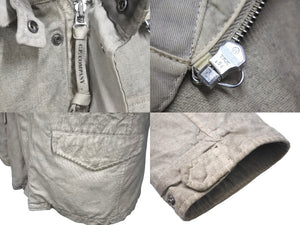 C.P.Company シーピーカンパニー ゴーグル フーデッド ジャケット 2004AW ベージュ 茶系 50 41184864/1167 良品 中古 58255