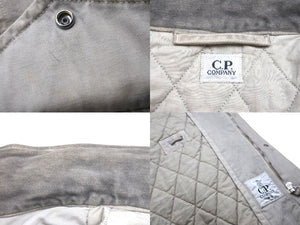 C.P.Company シーピーカンパニー ゴーグル フーデッド ジャケット 2004AW ベージュ 茶系 50 41184864/1167 良品 中古 58255