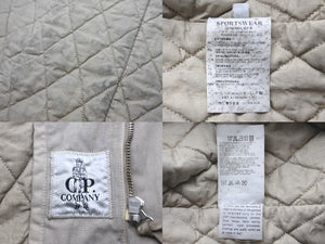 C.P.Company シーピーカンパニー ゴーグル フーデッド ジャケット 2004AW ベージュ 茶系 50 41184864/1167 良品 中古 58255