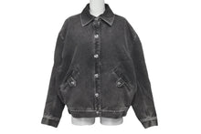 Load image into Gallery viewer, 極美品 CHANEL シャネル ジャケット デニムジャケット ココマーク レディース P74033V65658 グレー系 シルバー金具 中古 58269