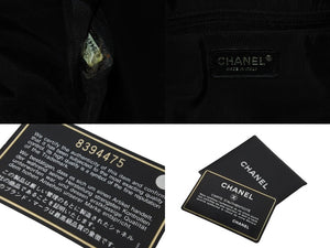 CHANEL シャネル ボストンバッグ ボーリングボストンバック キャビアスキン 8番台 ブラック ゴールド金具 良品 中古 58274