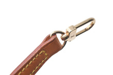 Load image into Gallery viewer, LOUIS VUITTON ルイヴィトン ショルダーストラップ ベージュミニスピーディ レザー ブラウン ゴールド金具 美品 中古 58281