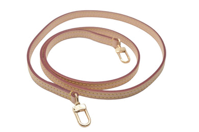 LOUIS VUITTON ルイヴィトン ショルダーストラップ ベージュミニスピーディ レザー ベージュ ゴールド金具 美品 中古 58285