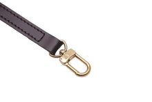 Load image into Gallery viewer, LOUIS VUITTON ルイヴィトン ショルダーストラップ ダミエ アルマBB ストラップ レザー ダークブラウン ゴールド 美品 中古 58286