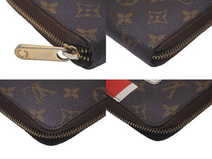 LOUIS VUITTON ルイヴィトン 長財布 モノグラム チャイナラン ジッピーオーガナイザー M66553 ゴールド金具 良品 中古 58298