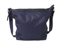 Load image into Gallery viewer, BALENCIAGA バレンシアガ クラシック デイ レザー ショルダーバッグ 272409 ネイビー 斜め掛け カバン 鞄 良品 中古 58306