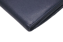 Load image into Gallery viewer, CHANEL シャネル 二つ折り財布 小銭入れ 16番台 2012年 ココマーク キャビアスキン ネイビー シルバー金具 良品 中古 58326