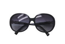 Load image into Gallery viewer, CHANEL シャネル オーバル サングラス ココマーク 5285-A 58□17 ブラック ロゴ アイウェア 小物 美品 中古 58327