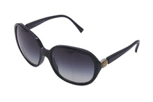 Load image into Gallery viewer, CHANEL シャネル オーバル サングラス ココマーク 5285-A 58□17 ブラック ロゴ アイウェア 小物 美品 中古 58327