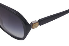 Load image into Gallery viewer, CHANEL シャネル オーバル サングラス ココマーク 5285-A 58□17 ブラック ロゴ アイウェア 小物 美品 中古 58327
