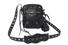 Load image into Gallery viewer, BALENCIAGA バレンシアガ ル カゴール ショルダーバッグ ブラック 719065210kr1000 シルバー金具 現行 美品 中古 58334