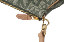 Load image into Gallery viewer, 極美品 Christian Dior クリスチャンディオール トロッター サドルポーチ ワンショルダーバッグ グリーン ブラウン 中古 58338