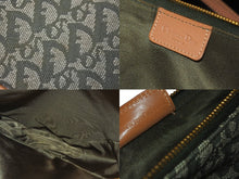 Load image into Gallery viewer, Christian Dior クリスチャンディオール ショルダーバッグ サドル ポーチ トロッター柄 ヴィンテージ カーキ 美品 中古 58339