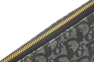 Christian Dior クリスチャンディオール ショルダーバッグ サドル ポーチ トロッター柄 ヴィンテージ カーキ 美品 中古 58339