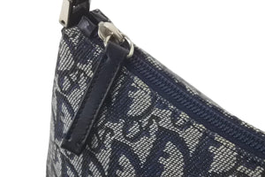 Christian Dior クリスチャンディオール ハンドバッグ トロッター柄 アクセサリーポーチ PZ1021 シルバー金具 美品 中古 58340