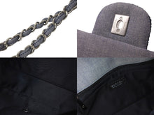 Load image into Gallery viewer, 極美品 CHANEL シャネル デニムライン ガブリエルドゥシャネル ラージ ショルダーバッグ 21番台 ブルー パッチワーク 中古 58342