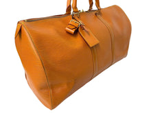 Load image into Gallery viewer, LOUIS VUITTON ルイヴィトン ボストンバッグ キーポル50 エピ M42968 ジパングゴールド ブラウン ゴールド金具 良品 中古 58353