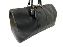 Load image into Gallery viewer, LOUIS VUITTON ルイヴィトン ボストンバッグ キーポル50 M42962 エピレザー ブラック ゴールド金具 美品 中古 58354
