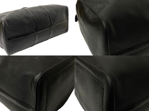 LOUIS VUITTON ルイヴィトン ボストンバッグ キーポル50 M42962 エピレザー ブラック ゴールド金具 美品 中古 58354