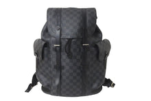 Load image into Gallery viewer, LOUIS VUITTON ルイヴィトン リュック・デイパック クリストファー MM ダミエグラフィット N41379 シルバー金具 美品 中古 58386