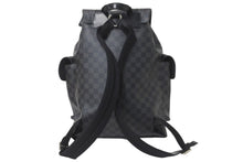 Load image into Gallery viewer, LOUIS VUITTON ルイヴィトン リュック・デイパック クリストファー MM ダミエグラフィット N41379 シルバー金具 美品 中古 58386