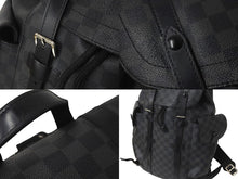 Load image into Gallery viewer, LOUIS VUITTON ルイヴィトン リュック・デイパック クリストファー MM ダミエグラフィット N41379 シルバー金具 美品 中古 58386