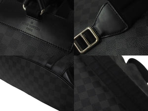 LOUIS VUITTON ルイヴィトン リュック・デイパック クリストファー MM ダミエグラフィット N41379 シルバー金具 美品 中古 58386