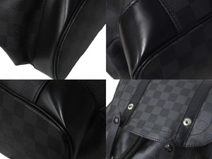 LOUIS VUITTON ルイヴィトン リュック・デイパック クリストファー MM ダミエグラフィット N41379 シルバー金具 美品 中古 58386