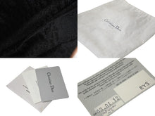 Load image into Gallery viewer, Christian Dior クリスチャンディオール サドルバッグ デニム パテント グレー ピンク シルバー金具 D金具 美品 中古 58393