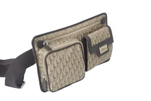 Load image into Gallery viewer, Christian Dior クリスチャンディオール ショルダーバッグ トロッター MC 0017 コットンキャンバス シルバー金具 美品 中古 58395