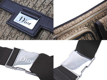 Load image into Gallery viewer, Christian Dior クリスチャンディオール ショルダーバッグ トロッター MC 0017 コットンキャンバス シルバー金具 美品 中古 58395