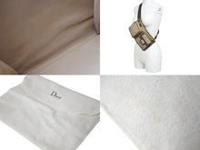 Load image into Gallery viewer, Christian Dior クリスチャンディオール ショルダーバッグ トロッター MC 0017 コットンキャンバス シルバー金具 美品 中古 58395