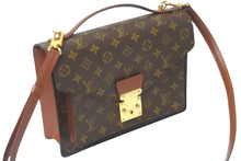 Load image into Gallery viewer, LOUIS VUITTON ルイヴィトン ショルダーバッグ ハンドバッグ 2WAY モンソー28 M51185 モノグラム ゴールド金具 美品 中古 58398