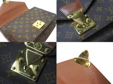 Load image into Gallery viewer, LOUIS VUITTON ルイヴィトン ショルダーバッグ ハンドバッグ 2WAY モンソー28 M51185 モノグラム ゴールド金具 美品 中古 58398