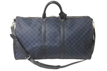 Load image into Gallery viewer, LOUIS VUITTON ルイヴィトン ボストンバッグ キーポル バンドリエール 55 ダミエグラフィット N41413 ゴールド金具 美品 中古 58400