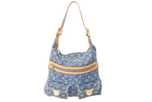 Load image into Gallery viewer, 極美品 LOUIS VUITTON ルイヴィトン ショルダーバッグ バギーGM モノグラムデニム M95048 ブルー ゴールド金具 中古 58401