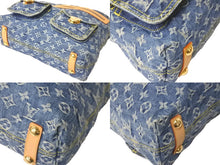 Load image into Gallery viewer, 極美品 LOUIS VUITTON ルイヴィトン ショルダーバッグ バギーGM モノグラムデニム M95048 ブルー ゴールド金具 中古 58401