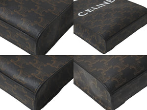 CELINE セリーヌ ショルダーバッグ ミニ バーティカルカバ 194372BZK.04LU ゴールド金具 美品 中古 58412