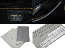Load image into Gallery viewer, Christian Dior クリスチャンディオール 2008年 プレオウンド Diorita ホーボー ショルダーバッグ ブラック 美品 中古 58416