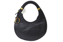 Load image into Gallery viewer, Christian Dior クリスチャンディオール 2008年 プレオウンド Diorita ホーボー ショルダーバッグ ブラック 美品 中古 58416