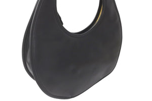 Christian Dior クリスチャンディオール 2008年 プレオウンド Diorita ホーボー ショルダーバッグ ブラック 美品 中古 58416