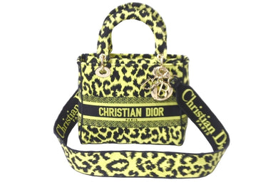 極美品 Christian Dior クリスチャンディオール ハンドバッグ レディ D-ライト ミディアム M0565ORHM ゴールド金具 中古 58418