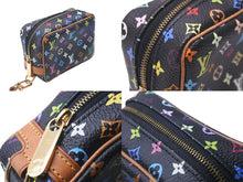 Load image into Gallery viewer, LOUIS VUITTON ルイヴィトン ポーチ M58034 トゥルース ワピティ モノグラムマルチカラー ブラック ゴールド金具 美品 中古 58422
