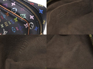 LOUIS VUITTON ルイヴィトン ポーチ M58034 トゥルース ワピティ モノグラムマルチカラー ブラック ゴールド金具 美品 中古 58422