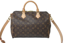 Load image into Gallery viewer, 極美品 LOUIS VUITTON ルイヴィトン ショルダーバッグ 2way M41112 スピーディバンドリエール30 モノグラム 中古 58426