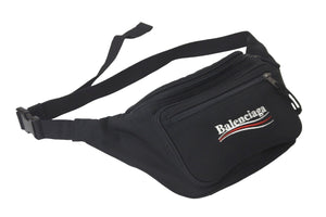 BALENCIAGA バレンシアガ ウエストバッグ ボディバッグ エクスプローラーベルトパック 482389 9WB35 ブラック 美品 中古 58428